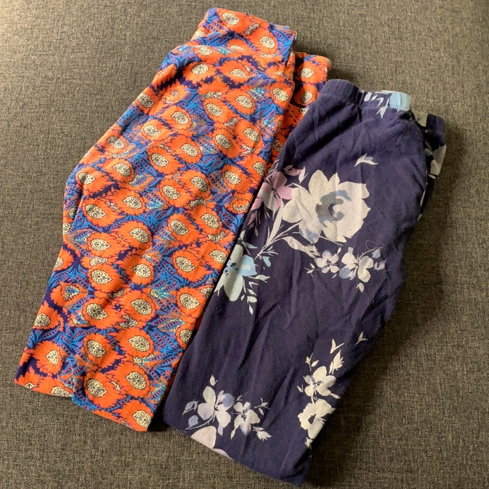 Lot of 2 girls leggings
